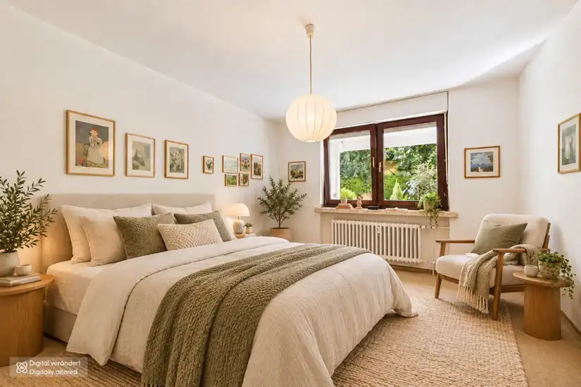 Schlafzimmer (KI-Generiert)