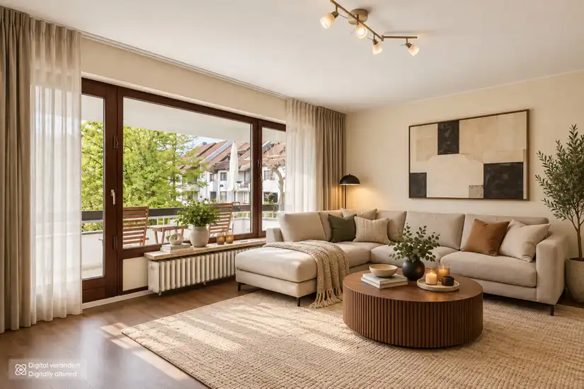 Wohnzimmer (KI-Generiert)